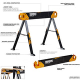 ▶ TOUGHBUILT C650-2 TB-C650 Sawhorse
