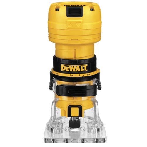 Dewalt DWE6000 Rebajadora de una velocidad para laminado, 4.5 amperios, 1/4
