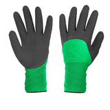 ▶ Guantes de jardinería para mujer, 12 pares de guantes de jardín con revestimiento de goma de tamaño mediano para mujer, guantes de trabajo protectores transpirables duraderos que se adaptan a la mayoría (mediano)
