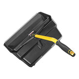 Rubbermaid Commercial Products Pala maximizadora de escombros con gancho de soporte, Negro