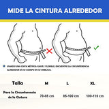 FITTOO Faja Lumbar Cinturón de Baja de Espalda Soporte Lumbar para la Espalda con Dobles de Ajuste para Hombres Mujeres (Large)
