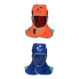 Almencla 2 Piezas Soldadoras Resistentes a Las Llamas Soldadura Capucha Tapa Sombrero Cabeza Cuello Cubierta Protectora