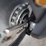 GINWORD Alicates de anillo de retención de 7 pulgadas, kit de alicates de círculo, mandíbula recta/doblada, alicates de clip en C para retención de anillos