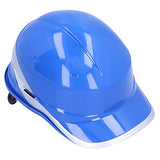 ▶ Casco de Seguridad Casco Ajustable Anti-rotura Azul con Franja Reflectante para Obras de Ingeniería de Energía