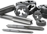 ▶ NEIKO Juego de machos y terrajas | 76 piezas | Estándar y métrico | Acero aleado | Llave hexagonal tipo T | SAE y mm