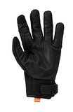 ▶ Guantes de trabajo  de bajo impacto para hombre, Negro, Medium
