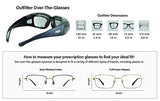 ▶ Global Vision Gafas de seguridad Outfitter con marcos negros mate y lentes de espejo de conducción antivaho