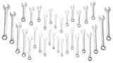 ▶ Juego de llaves de broca y llaves de socket, 5 unidades, 32pc SAE and Metric Wrench Set Performance Tool -