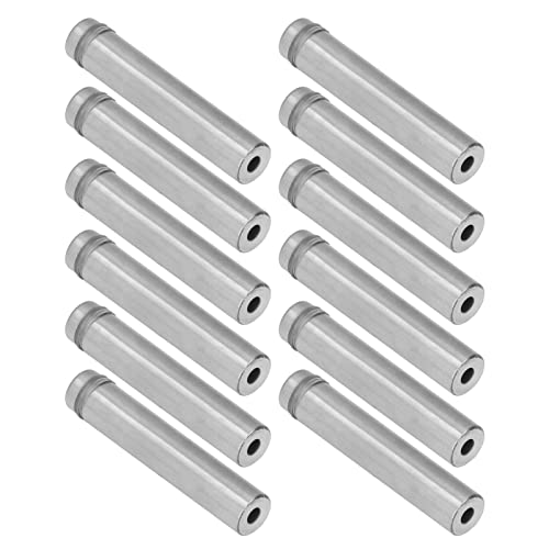 🔩 Tornillo de soporte de letrero, acero inoxidable Fácil de instalar Tornillos de soporte de 12x60 mm para colgar cuadros Instalación