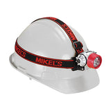MIKELS lampara tipo minero con leds incluye 3 pilas aaa