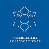 ▶ DREMEL -  Multi-Max MM20V-01 Kit multiherramienta oscilante inalámbrico con (1) batería, gris