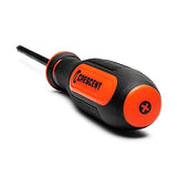 ▶ CRESCENT - Juego de destornilladores de doble material con punta de diamante y destornilladores ranurados