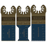 ▶ DREMEL - Juego de 72 cuchillas de herramientas oscilantes compatibles con Bosch, Chicago, Craftsman, Dremel, Fein, Harbor Freight, Makita, Milwaukee, Porter Cable, Ridgid, Ryobi, Rockwell y más