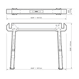 ▶ TOUGHBUILT C650-2 TB-C650 Sawhorse