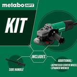 ▶ METABO Esmeriladora Amoladora angular, 4.5 pulgadas, 10.5 amperios, interruptor lateral | G12SA4