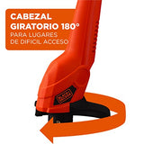 BLACK+DECKER Desbrozadora 9 Pulgadas 350W GL350-B3