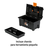 ▶ Caja para herramienta, amplia de 16", color naranja
