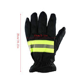 Moolo Guantes ignífugos Guantes ignífugos para la prevención de Incendios Extinción de Guantes Impermeables Resistentes al Desgaste a Prueba de Altas temperaturas para el hogar