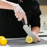 ▶ Guantes industriales de vinilo transparente, caja de 1000, 3 mil, tamaño grande, sin látex, sin polvo, desechables, aptos para alimentos, GPX346100