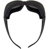 ▶ Gafas de sol de seguridad industriales globales para motocicleta se adapta a las lentes ahumadas con las normas ANSI Z87.1 para gafas de seguridad con relleno de espuma suave y aireada viene con bolsa de almacenamiento y correa