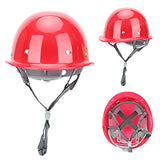 ▶ Casco de Protección Industrial, Casco Ajustable, Gorro de Protección para la Cabeza para Obras de Ingeniería Energética, Anticolisión Y Anticolisión, Rojo