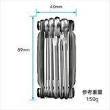 ▶  Herramienta Multiusos, Color Negro y Rojo