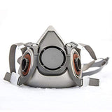 ▶ Juego de 10 piezas de respirador reutilizable de media cara con 2 filtros reemplazables