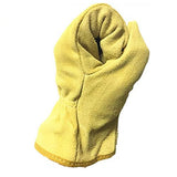 ▶ Guantes de soldador Guantelete Resistente a Las Llamas Amarillo Claro