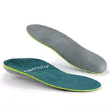 ▶ Plantillas de trabajo ortopédica para el talón con soporte de arco plano para fascitis plantar para hombres y mujeres, plantilla deportiva de absorción de impactos, Verde Armada (ArmyGreen), MEN (8-8 1/2) | WOMEN (10-10 1/2) --270MM-10.63"