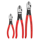 ▶ KNIPEX  Juego de alicates de corte diagonal de alta palanca, 3 piezas