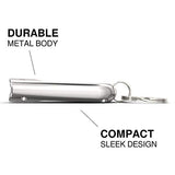 Energizer - Llavero con Linterna LED – Cuerpo de Metal Brillante, Resistente a caídas, luz de Llavero Ultra compacta, Pilas Incluidas