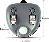 ▶ Guía láser dual Zone Tech de asistencia de estacionamiento para garaje, profesional de alta tecnología, ajustable, de 360 grados a ángulos más anchos, sensor con adaptador de CA y pila de respaldo para coche/automóvil.