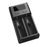 NITECORE Nueva Intellicharger I2 Cargador de batería para 18650 AAA AA Li-ion/NiMH