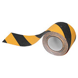 ▶ Cinta de Peligro Ultra adhesiva, Negra Y Amarilla, Cinta de Peligro de Advertencia de Seguridad para el Piso, Autobuses de 3 3.9 Pulgadas X 32.8 Pies, Escalones, Rampas, Escaleras contra Incendios, Esc