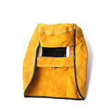 ▶Capucha Soldador de Cuero Lente Solar Cubierta de Tapa Solar Soldado de Cuero aliviar almejado Soldador de Casco de protección de protección de Seguridad