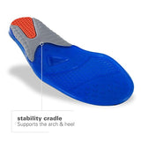 Spenco Gel Comfort - Plantilla para zapatos con amortiguación y soporte, para hombre 12-13.5 azul