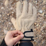 ▶ Guantes ignífugos  para barbacoa con aislamiento térmico, ignífugos, gruesos, Unisex, guantes para asar, protectores de soldadura manual para Chef, alta seguridad contra incendios