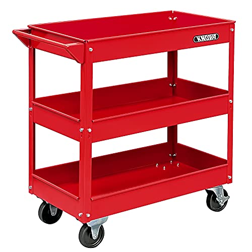 ▶ Gabinete móvil utilitario con 3 entrepaños 71 x 36 x 8 cm, 1 asa Lateral y Acabado Brillante