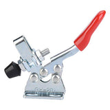 ▶ 5 Piezas Abrazadera Horizontal,Hierro Galvanizado Vertical Tipo Palanca de Sujeción de Mano Herramienta de Liberación Rápida(GH-201)