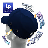 Paquete de 6 gorras de béisbol azul Lucent Path - Gorras de protección para la cabeza de sombrero duro de seguridad ligeras