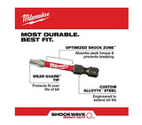 ▶ MILWAUKEE Juego de brocas de aleación de acero y destornillador de impacto (120 piezas)