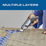 ▶ DREMEL - Tijeras eléctricas inalámbricas recargables USB de 4 V con dos accesorios de cuchilla, cable USB y bloque de alimentación, ideal para cortar tela, cartón y material de papel