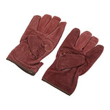 Drfeify Guantes Resistentes Al Calor Ignífugos Ignífugos No Escaldables para Parrilla de Barbacoa Cortos, 2 Farben, 1 Par/Juego(Rojo)