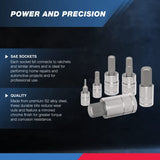 ▶ NEIKO  destornillador hexagonal Juego de llaves de vaso