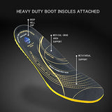 ▶ SUREWAY Botas de trabajo para hombre de acero resistente/compuesto/suave ribete