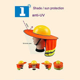 ▶ Casco de Seguridad Industrial, Casco de construcción rígido, arnés de 6 Puntos, Casco de Protección, Casco de Trabajo Casco