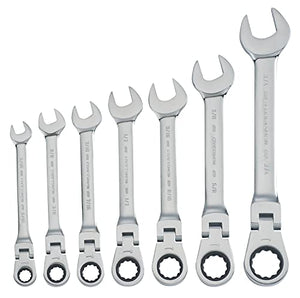CRAFTSMAN Juego de Llaves Combinadas en Pulgadas con Matraca Reversible 7 Piezas