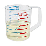 Rubbermaid Commercial Products FG321000CLR - Vaso medidor, 1 taza, transparente, FG321000CLR