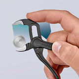 ▶ KNIPEX  Cobra® XS - Alicates para bomba de agua, color gris atramentizado, en relieve, superficie rugosa, 100 mm, 87 00 100