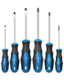 ▶ Set 6 PCS, Professional Cushion Grip 3 Phillips and 3 Flat Head Tips Screwdrivers Non-Slip for Repair Home Improvement Craft